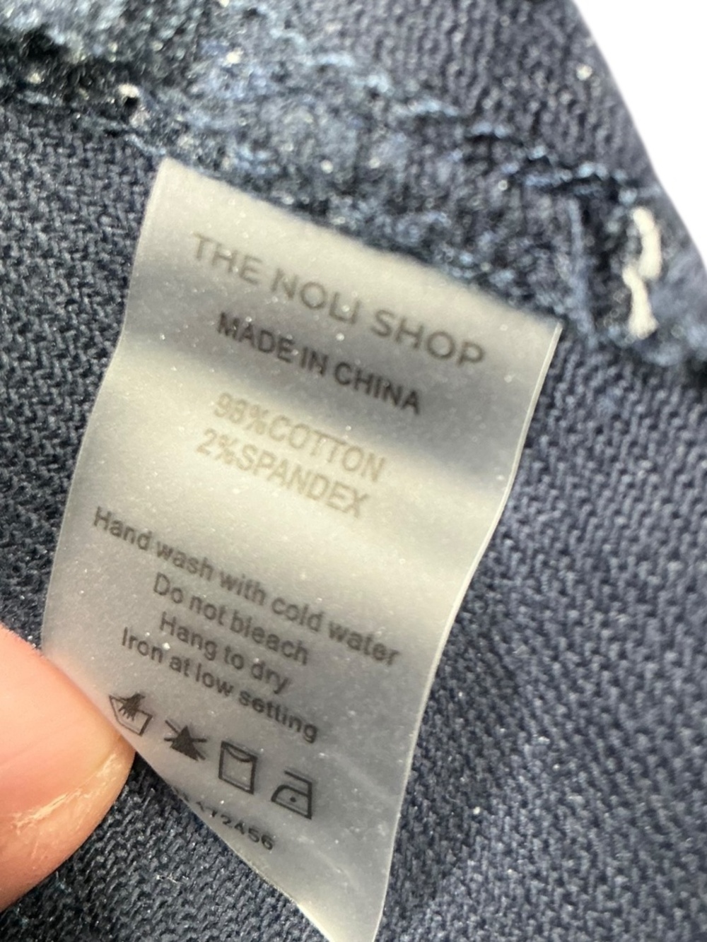 The Noli Shop Aria Faux Leather Coated Bootcut Jeans High Rise 30 - Picture 5 of 10